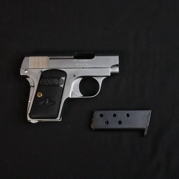 【中古】コクサイ コルト ポケット 25オート シルバー モデルガン