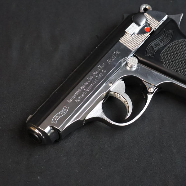 【中古】マルシン ワルサー PPK シルバー モデルガン