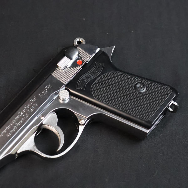【中古】マルシン ワルサー PPK シルバー モデルガン