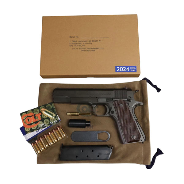 【中古】ELAN エラン コルト M1911A1 コマーシャル ミリタリー モデルガン 2024