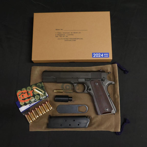 【中古】ELAN エラン コルト M1911A1 コマーシャル ミリタリー モデルガン 2024