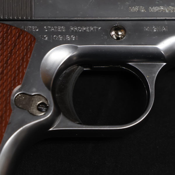 【中古】マルシン M1911A1 モデルガン ニッケルフィニッシュ