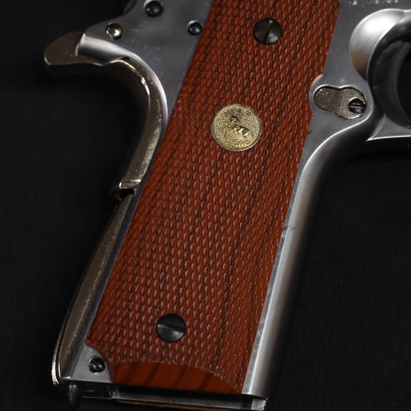 【中古】マルシン M1911A1 モデルガン ニッケルフィニッシュ