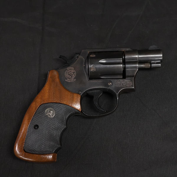 【中古】コクサイ S&W M10 SRHW モデルガン パックマイヤー 木製 グリップ