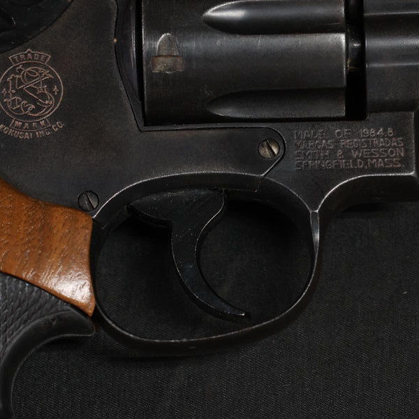 【中古】コクサイ S&W M10 SRHW モデルガン パックマイヤー 木製 グリップ