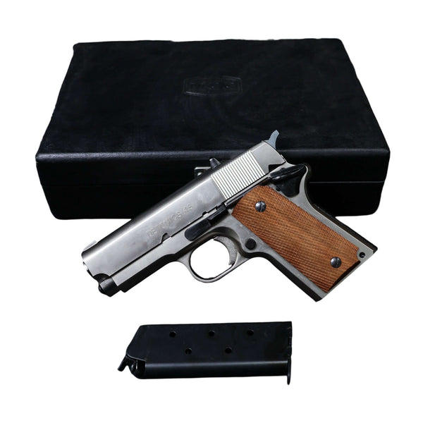 【中古】MGC デトニクス 45 シルバー モデルガン 木製グリップ