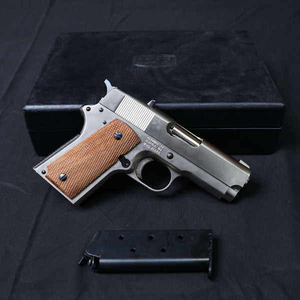 【中古】MGC デトニクス 45 シルバー モデルガン 木製グリップ