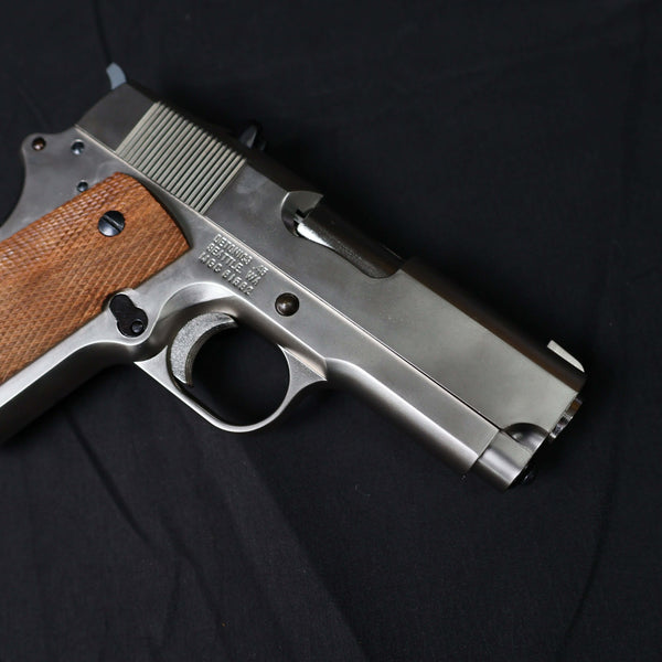 【中古】MGC デトニクス 45 シルバー モデルガン 木製グリップ