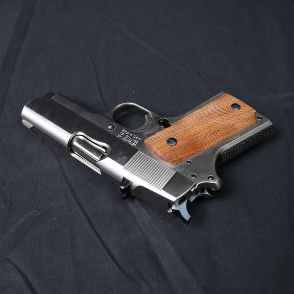 【中古】MGC デトニクス 45 シルバー モデルガン 木製グリップ