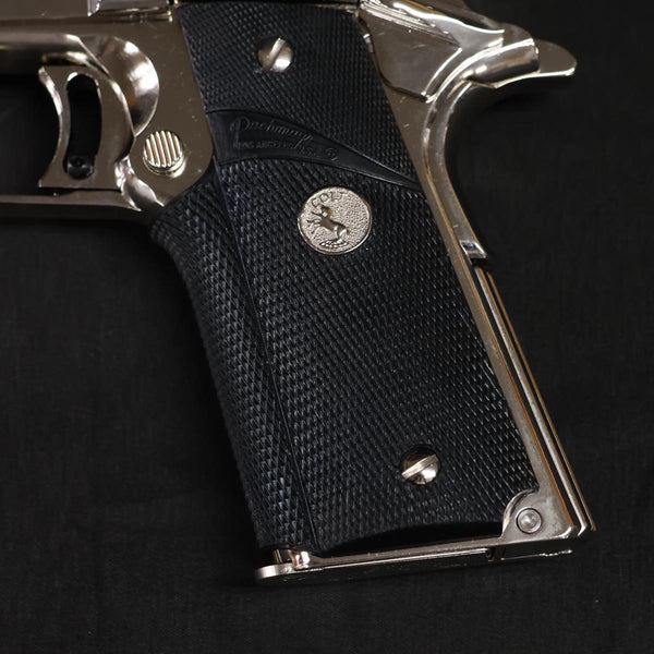 【中古】ELAN コルトマークⅣ シリーズ70 ゴールドカップ ナショナルマッチ ニッケル鍍金モデル モデルガン