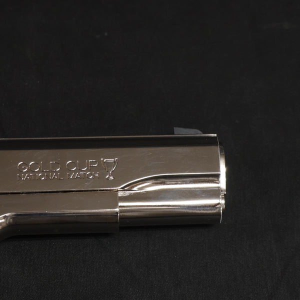 【中古】ELAN コルトマークⅣ シリーズ70 ゴールドカップ ナショナルマッチ ニッケル鍍金モデル モデルガン